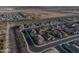 Panoramic aerial view of a residential neighborhood showcasing the neatly planned community at 11019 E Tiburon Ave, Mesa, AZ 85212