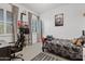 Bright bedroom with a sporty theme, featuring a neutral color palette and ample natural light at 1500 E Sagittarius Pl, Chandler, AZ 85249