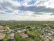 Expansive aerial view of the community with lush green landscaping and beautiful houses under a partly cloudy sky at 18127 N 98Th Way, Scottsdale, AZ 85255
