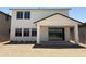 New home features a backyard patio for outdoor dining and entertaining at 18162 W Larkspur Dr, Goodyear, AZ 85338