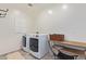 Laundry room equipped with modern washer and dryer units at 23386 N 73Rd Way, Scottsdale, AZ 85255