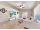Bright living room featuring modern decor, comfortable seating, and access to the backyard at 2716 W Sunland Ave, Phoenix, AZ 85041