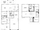 Detailed floor plan showcasing the layout of the home's first and second floors at 2968 E Mecklenburg Way, San Tan Valley, AZ 85143