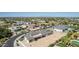 Aerial view of the home's backyard highlighting a blank canvas ready for personalized landscape design at 3653 E Runaway Bay Pl, Queen Creek, AZ 85142
