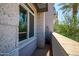 A modern balcony showcases stylish design and a serene outdoor space with views at 3801 N Goldwater Blvd # 201, Scottsdale, AZ 85251