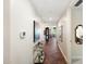Inviting hallway with patterned tile flooring and decorative furnishings at 3801 N Goldwater Blvd # 201, Scottsdale, AZ 85251