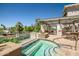 Scenic rooftop hot tub with seating and skyline views for ultimate relaxation at 3801 N Goldwater Blvd # 201, Scottsdale, AZ 85251
