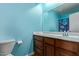 Cozy bathroom offers modern fixtures, a combination of wall textures and plenty of space at 747 S Extension Rd # 113, Mesa, AZ 85210
