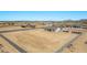 Aerial view of homes featuring a walled-in yard at 9429 W Sandstone Mountain Dr, Casa Grande, AZ 85194
