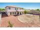 A spacious backyard, covered patio area and potential for a custom pool, perfect for entertaining guests at 9735 W Kirby Ave, Tolleson, AZ 85353