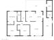 Home floor plan featuring the primary bedroom, kitchen, and living room at 1233 E El Camino Dr, Phoenix, AZ 85020