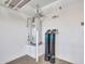 Water heater and water softener system for the house's water supply located in the garage at 16881 W Merrell St, Goodyear, AZ 85395