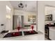 Modern kitchen with stainless steel appliances and a breakfast bar at 2130 W Colter St, Phoenix, AZ 85015