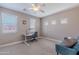 This bedroom has a bright, airy feel with multiple windows that let in natural light at 2821 S Skyline Dr # 157, Mesa, AZ 85212