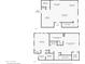 Detailed floor plan showcasing layout and dimensions of rooms in the two story home at 2821 S Skyline Dr # 157, Mesa, AZ 85212