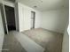 Neutral bedroom featuring sliding closet doors and neutral carpet at 3013 E Mecklenburg Way, San Tan Valley, AZ 85143