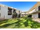 Enjoy this home's lush green landscaping and mature desert foliage providing a serene courtyard setting at 3314 N 68Th St # W112, Scottsdale, AZ 85251