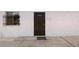 Exterior of the unit with security door, address number and window at 3314 N 68Th St # W112, Scottsdale, AZ 85251