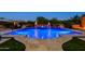 Backyard swimming pool with water features and outdoor umbrella at 35443 N 87Th Pl, Scottsdale, AZ 85266