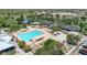 Resort-style pool area with multiple pools, cabanas, and lounge chairs at 4323 S Ranger Trl, Gilbert, AZ 85297