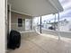Spacious covered porch featuring white railings, offering shade and outdoor enjoyment at 591 S Ironstone Dr, Apache Junction, AZ 85119