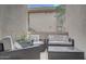 Outdoor patio with stylish seating, perfect for relaxation and entertaining at 6900 E Princess Dr # 1176, Phoenix, AZ 85054