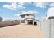Home exterior with covered porch and block fencing at 10241 E Ursula Ave, Mesa, AZ 85212
