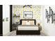 Stylish bedroom featuring a skateboard themed wallpaper, modern decor, and ample natural light at 11946 W Calle De Pompas --, Peoria, AZ 85383