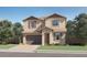 Inviting two-story home showcasing a neutral color palette, landscaped yard, and attached two car garage at 11946 W Calle De Pompas --, Peoria, AZ 85383