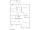 Second floor floor plan featuring an owner's suite, 3 beds, 2 baths, walk in closet, and laundry at 11946 W Calle De Pompas --, Peoria, AZ 85383