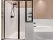 Well-lit bathroom with a separate shower and bathtub, perfect for a spa-like experience at 12226 W Planada Ln, Sun City, AZ 85373