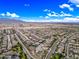 Stunning community aerial view highlights mountain views and beautifully landscaped surroundings at 18495 W Rimrock St, Surprise, AZ 85388