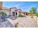 Spacious rear patio featuring full outdoor seating and a paved surface with an unobstructed sky view at 20215 N Mariposa Way, Surprise, AZ 85374