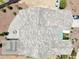 Birds eye view of home featuring paved outdoor area, fire pit, and pergola at 20615 W Daniel Pl, Buckeye, AZ 85396