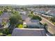 Stunning aerial view of the residential neighborhood showcasing well-maintained homes and lush greenery at 2421 W Indigo Dr, Chandler, AZ 85248