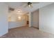 Upstairs loft area with neutral carpet and plenty of natural light at 2421 W Indigo Dr, Chandler, AZ 85248