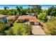 Backyard view features mature trees, a privacy fence and a carport at 28 E 14Th St, Tempe, AZ 85281