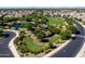 Aerial view of community park with playground at 3664 E Narrowleaf Dr, Gilbert, AZ 85298