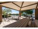 Covered picnic area with lake views is perfect for gatherings and enjoying the outdoors at 3664 E Narrowleaf Dr, Gilbert, AZ 85298