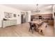 Open floor plan combines kitchen with stainless steel appliances at 4702 N 124Th Ave, Avondale, AZ 85392