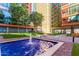 Beautiful water feature surrounded by lush landscaping in courtyard at 4808 N 24Th St # 230, Phoenix, AZ 85016