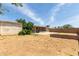 Spacious backyard with shade tree and block wall that offers privacy at 6126 N 31St Dr, Phoenix, AZ 85017
