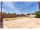 Open backyard featuring a concrete patio and block wall for added privacy at 6126 N 31St Dr, Phoenix, AZ 85017