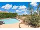 Relaxing pool with a captivating view, providing a tranquil retreat and a delightful escape from the everyday at 6162 E Redmont Dr, Mesa, AZ 85215