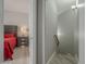 Hallway with a bedroom and stairs. The floors are wood like at 797 E Cedar Dr, Chandler, AZ 85249