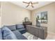 Comfortable home office with modern furnishings, neutral colors and natural light at 84 E Joseph Way, Gilbert, AZ 85295