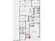 Detailed floor plan featuring 4 bedrooms, 3 bathrooms, a study, and an open-concept living space at 8836 W Orange Dr, Glendale, AZ 85305