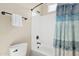 Clean, bright bathroom with updated fixtures and shower-tub combo at 11048 E Quintana Ave, Mesa, AZ 85212