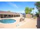 Spacious backyard features pool, patio area, shed, and mature landscaping at 20609 N 4Th Ave, Phoenix, AZ 85027