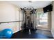 Bright workout space with natural light, functional trainer, and exercise ball for convenient home fitness at 20609 N 4Th Ave, Phoenix, AZ 85027